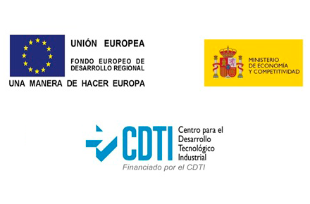 logos CDTI, UE y MEC