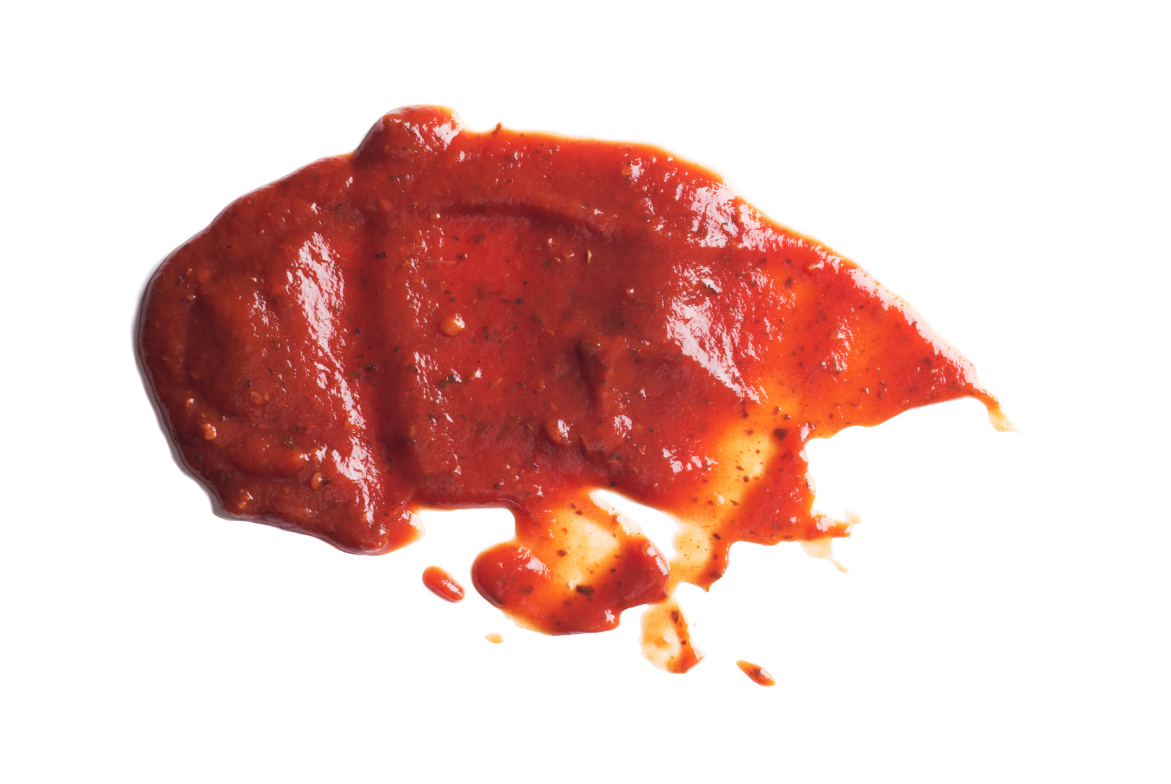Ketchup isolated on white background